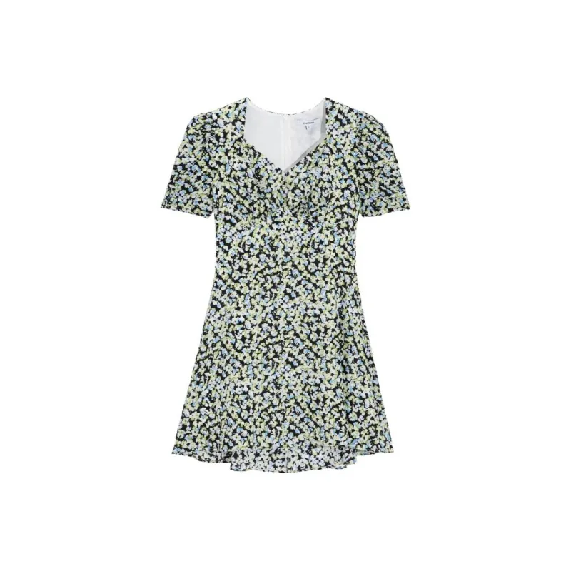 Bebe SS24 Short Sleeved Dresses Women's Black/Yellow-0