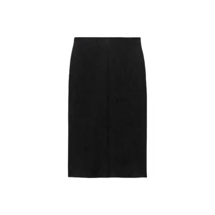 ZARA Knit Long Skirts Women's Black-0