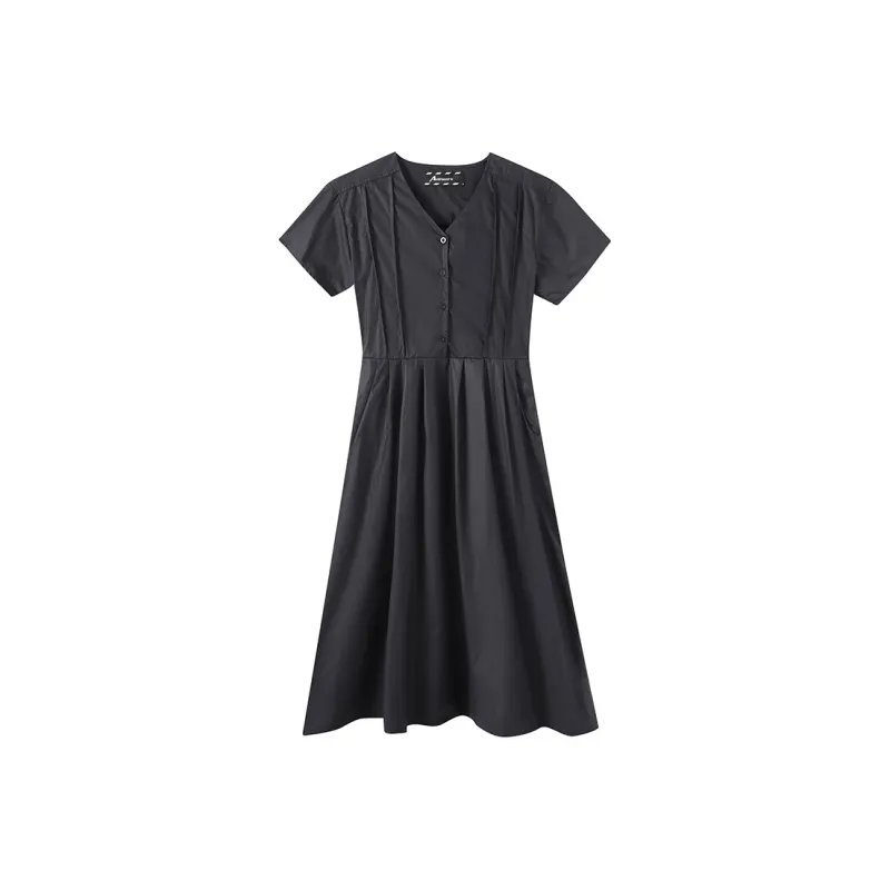 Adeworn Short Sleeved Dresses Women's-7