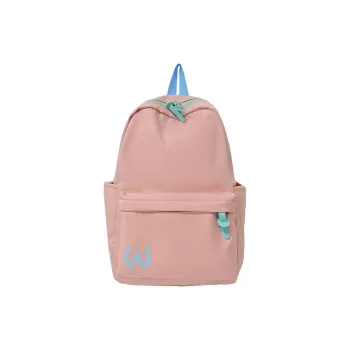 Single Warehouse Nylon Backpack Unisex Pink/Yellow/Green/Black