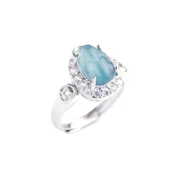 Clear Snow Ice Glutinous Rings Unisex