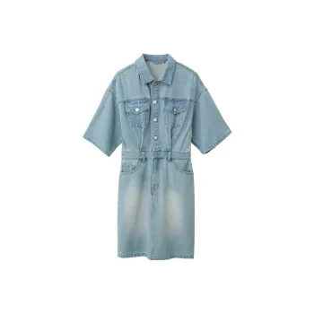 AMII Slip Dresses Women's Denim Blue