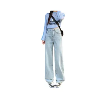 Wen Shan Jeans Women's Light Blue