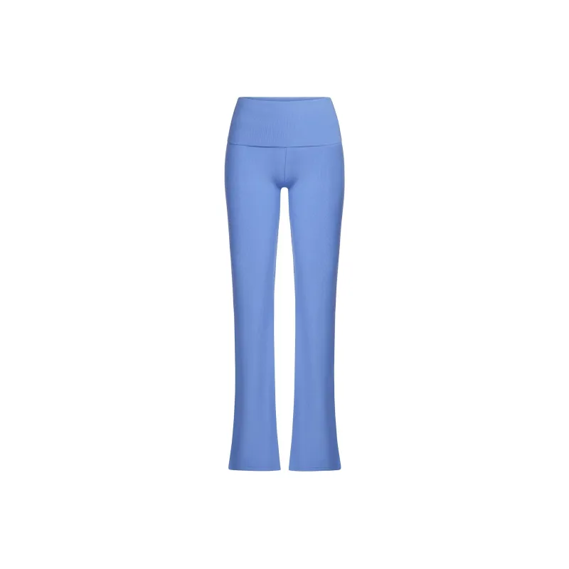 SKIMS SS25 SOFT LOUNGE FOLDOVER PANT Casual Pants Women's CIELO/Natural Blue-0