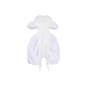 LOEWE Short Sleeved Dresses Women's White