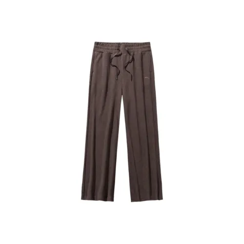 Anta Variety Training Collection Casual Pants Women's Caramel Card