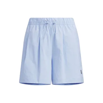Adidas X SEEBIN Co branded SS23 Casual Shorts Women's Light Pink Blue