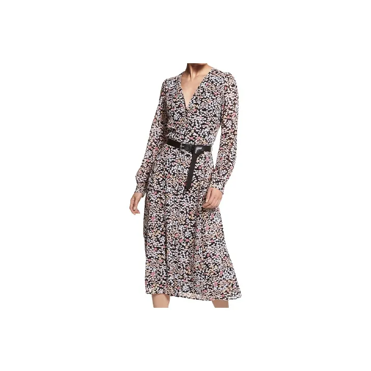 MICHAEL KORS SS22 Long Sleeved Dresses Women's Multicolor-0