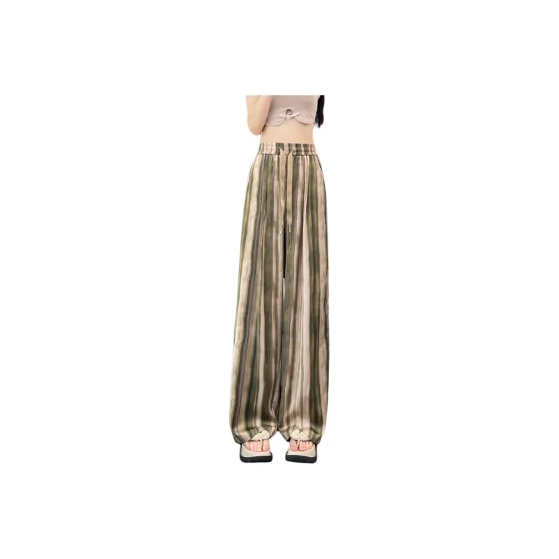 SITOL Casual Pants Women's Black White-7