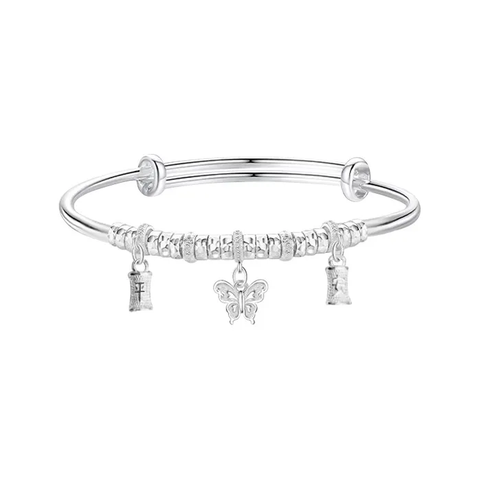 BMK S999 Fine Silver Bangles Women's-0