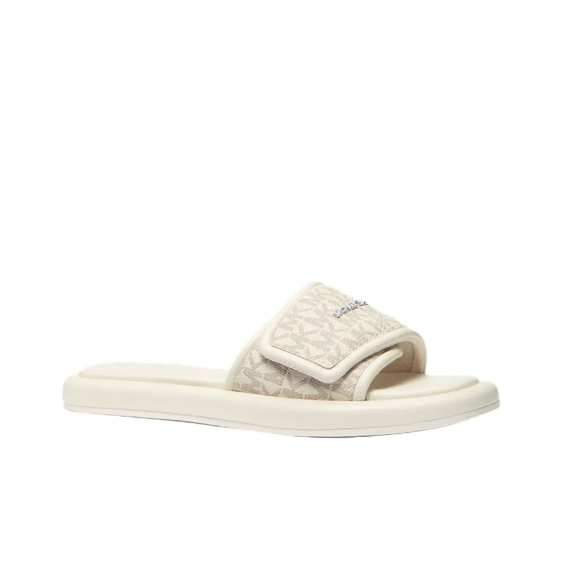 MICHAEL KORS Slide Slippers Women's White-2