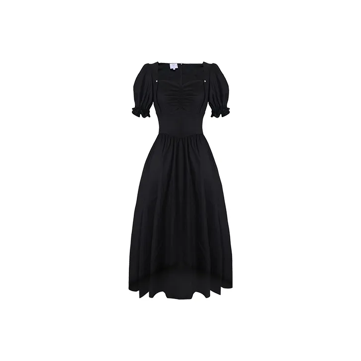 JINYE ORIENTAL Short Sleeved Dresses Women's Black-0