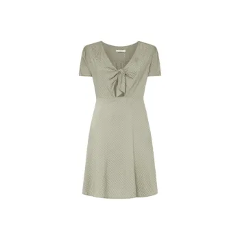 Pepe Jeans Short Sleeved Dress Women's Green