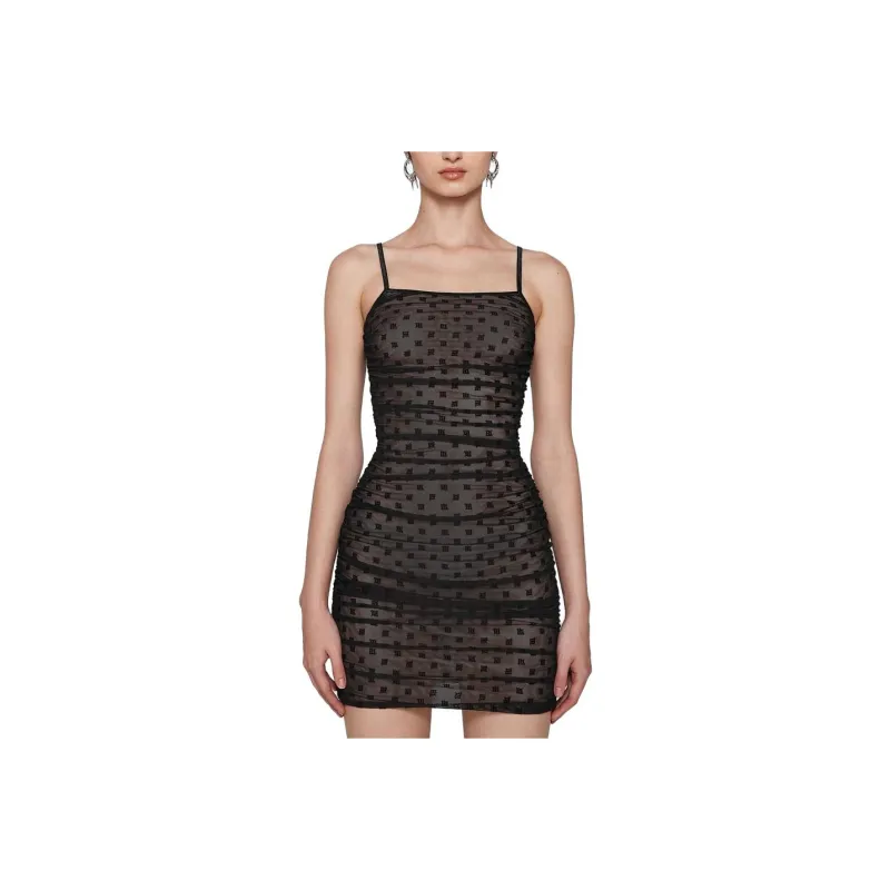 Misbhv Monogram Mesh Mini Dress-0