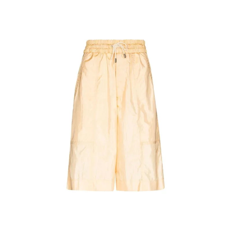 ISABEL MARANT High Waist Drawstring Shorts-0
