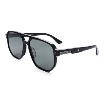 THE OWNER Plate Frame Irregular Shape Sunglasses Unisex