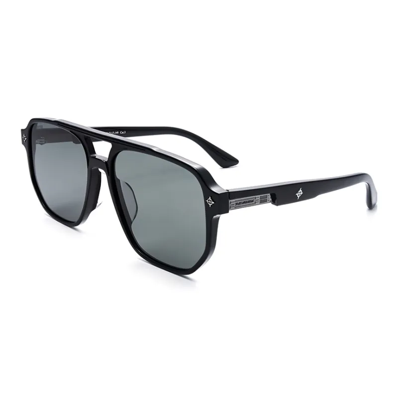THE OWNER Plate Frame Irregular Shape Sunglasses Unisex-0