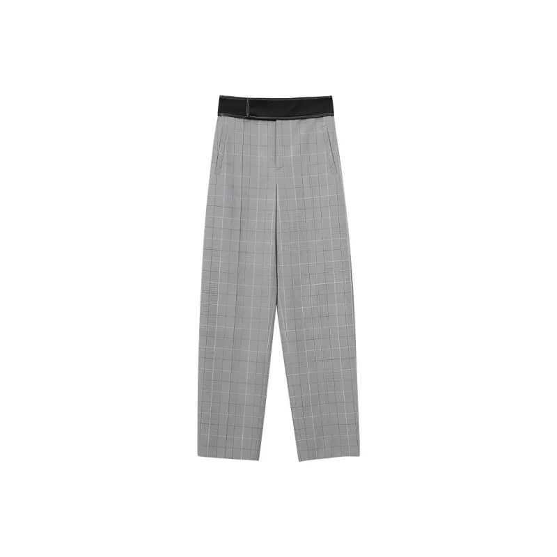 Roselingling Casual Pants Women's Aquatic Gray-0