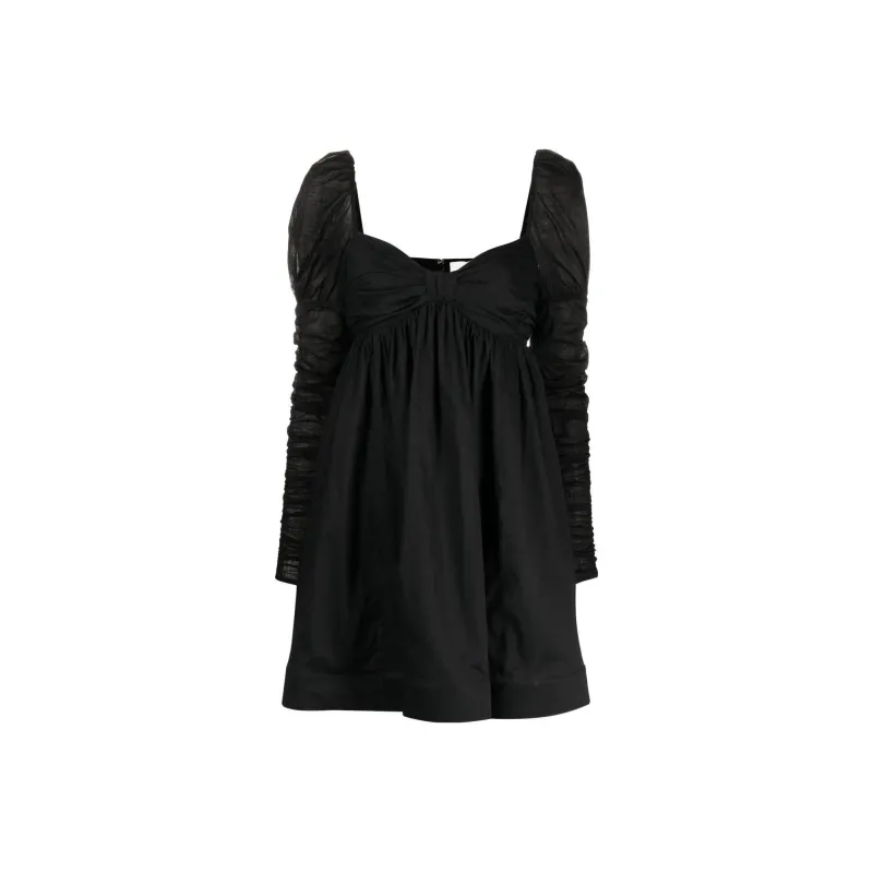 Zimmermann Long-Sleeved Dresses Women's Black-0