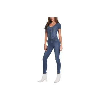 GUESS Eco Naomy Denim Jumpsuit Jumpsuit Women's Blue