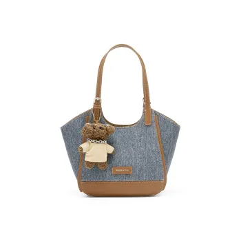 JOSINY Synthetic Leather One Shoulder Handbag Women's Dark Blue