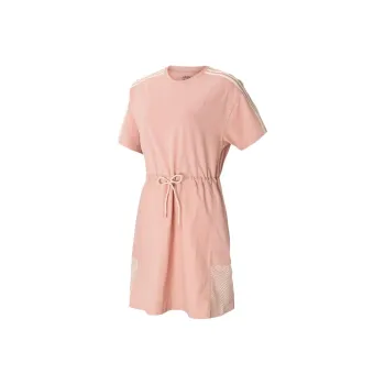 Adidas Neo Short Sleeved Dresses Women's Pink