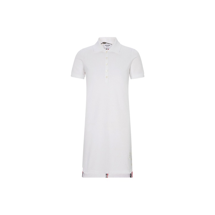 THOM BROWNE Rwb Striped Polo Dress - POIZON