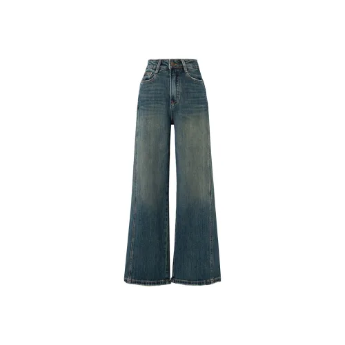SOON FLOWER Jeans Women's Ice Blue