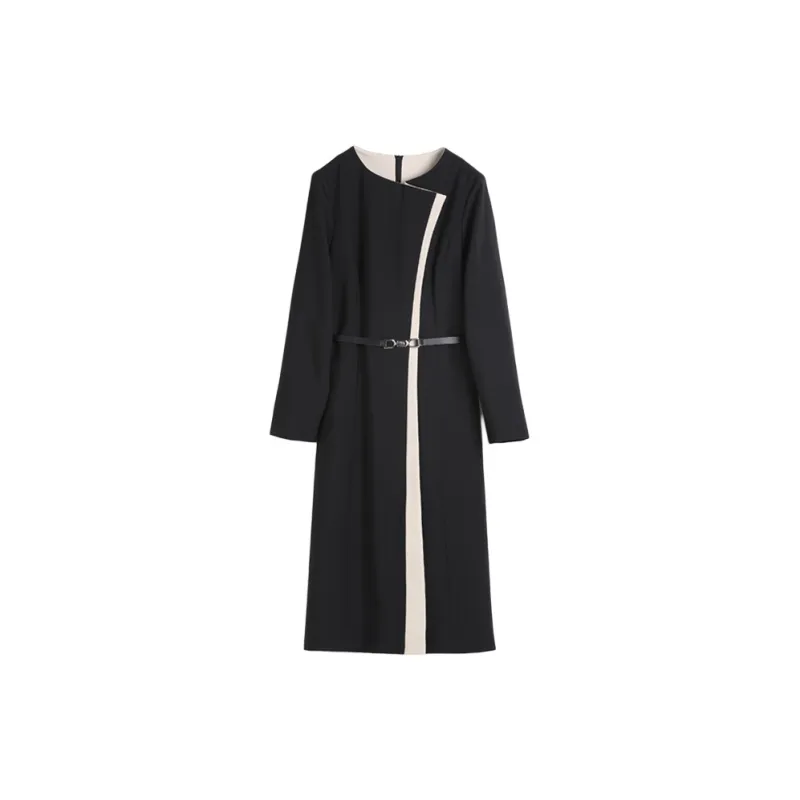 Hang Yi Court Long Sleeved Dresses Women's-10