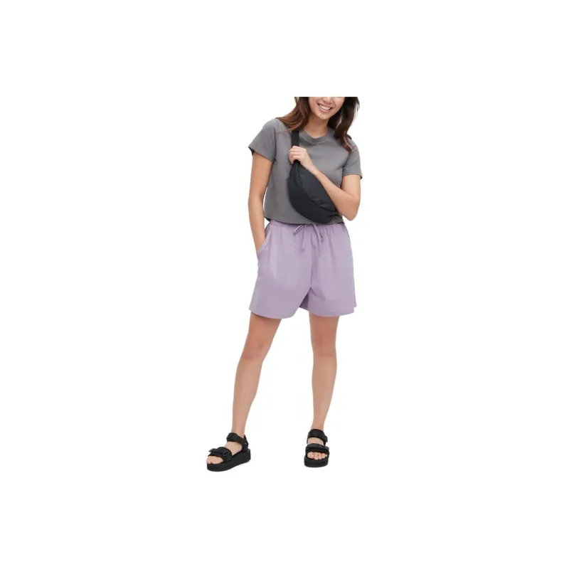 UNIQLO Casual Shorts Women's Blue Purple-0