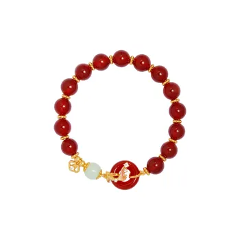 CHOW TAI KING Hetian Jade Bracelets Green Jade Women's