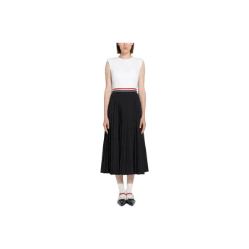 THOM BROWNE Sleeveless Dresses Women's Dark Gray