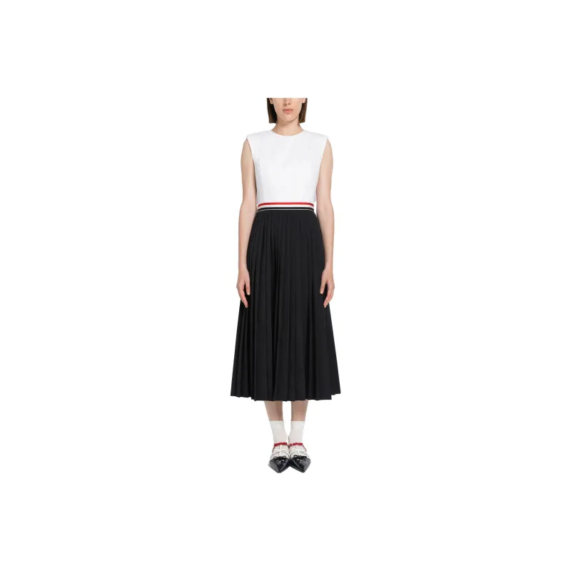 THOM BROWNE Sleeveless Dresses Women's Dark Gray-0