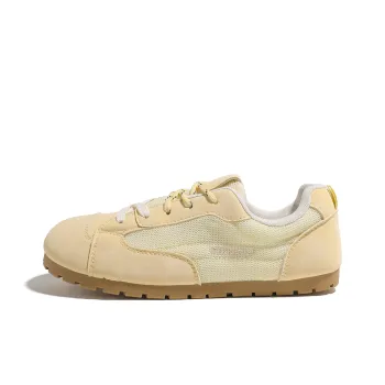 HUANQIU Cushioning, Lightweight, Breathable Low Top Skateboard Shoes Women's Lemon