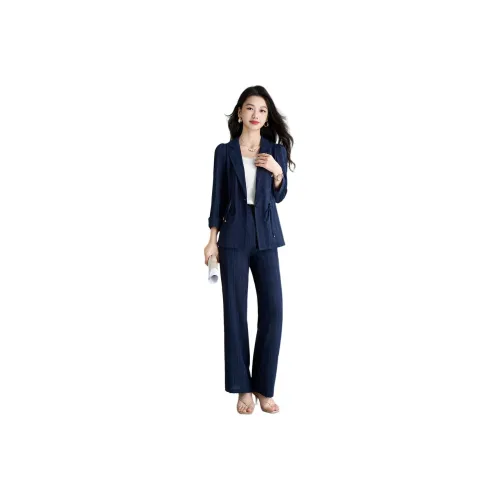 Mylan Business Suits Women's Blue