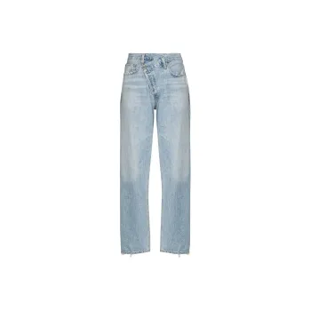 AGOLDE Criss Cross Straight-leg Jeans