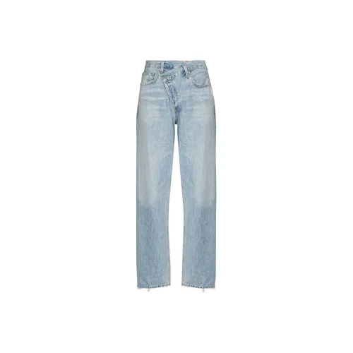 AGOLDE Criss Cross Straight-leg Jeans