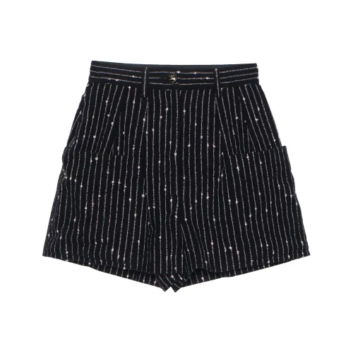 CHANEL 23 New Spring And Summer Arrivals Casual Shorts Women's Black/Light Pink