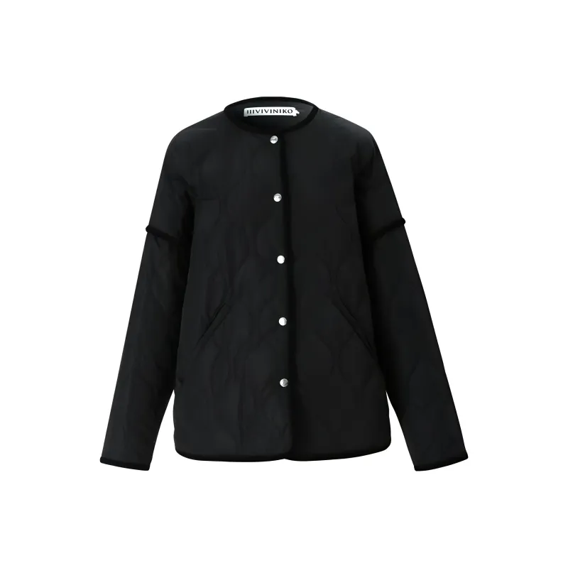III VIVINIKO Puffer Jacket Women's Black-0