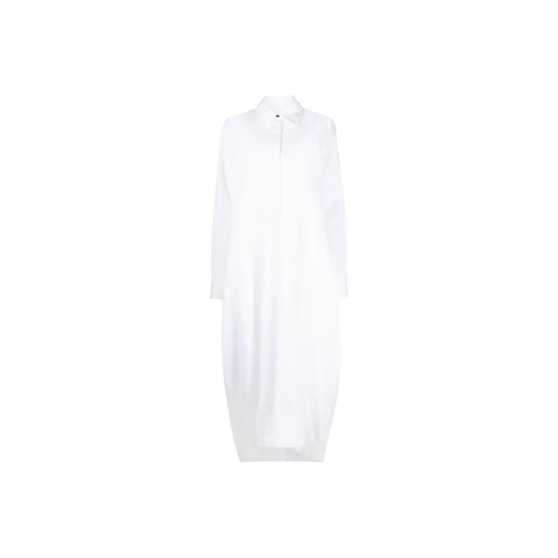 JIL SANDER Baggy fit Shirt Maxi Dress-0