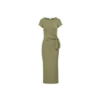 ARITZIA Wilfred Fortune Maxi Dress Short-Sleeved Dresses Women's Bosana Green