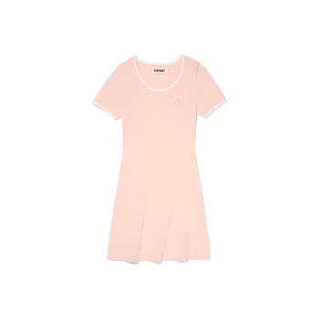 Kirsh SS24 Short Sleeved Dress Women's Salmon