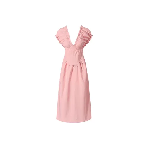 Incolore Short Sleeved Dresses Women's Pink