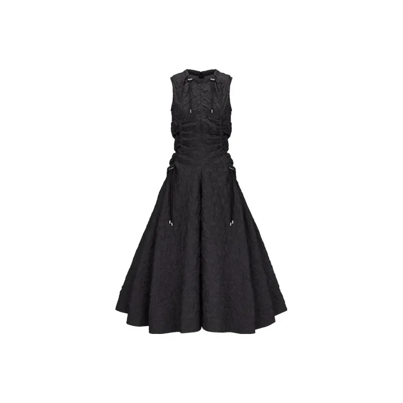 DIOR Sleeveless Dress Women's Black-0