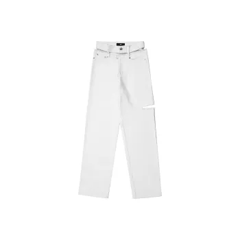 Nt Straight Jeans Women's White