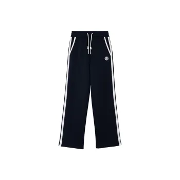 GOLF SS24 Knitted Fabric Casual Pants Women's Navy Blue