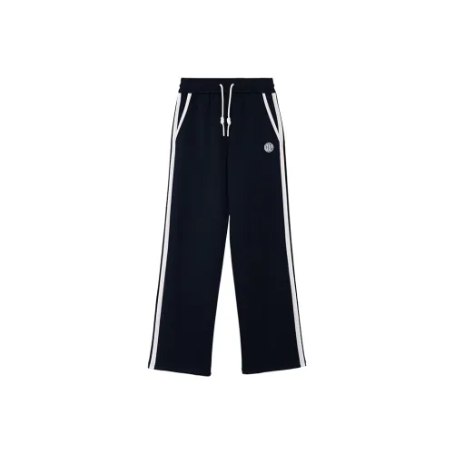 GOLF SS24 Knitted Fabric Casual Pants Women's Navy Blue