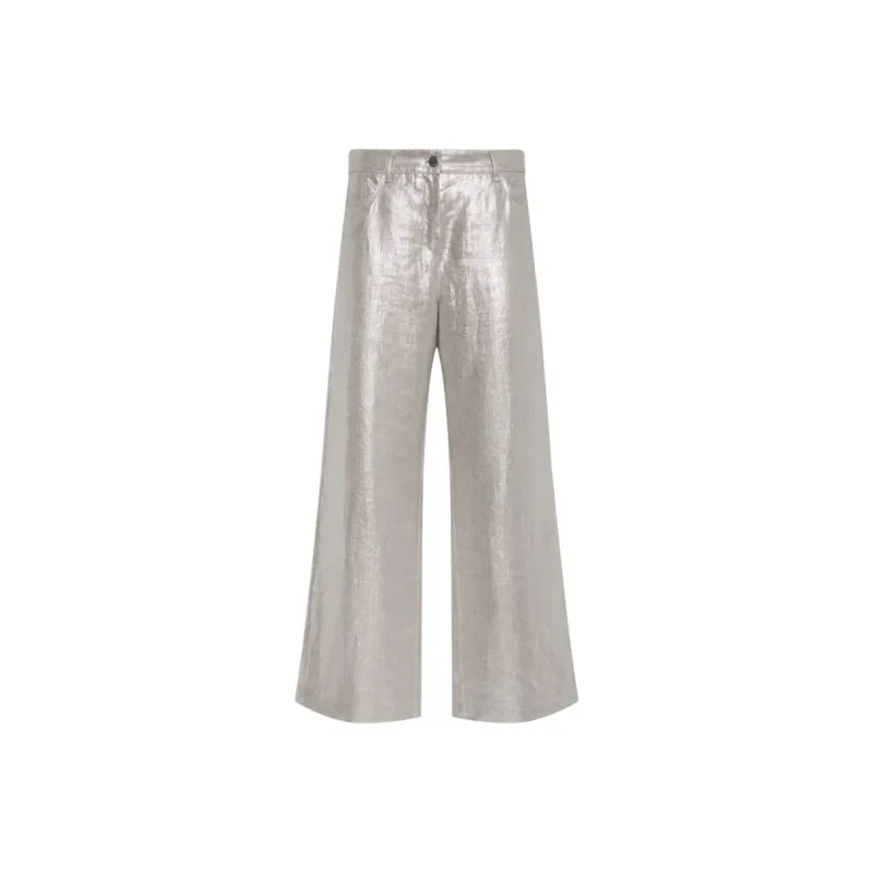 'S MAX MARA Malika Linen Trousers-0