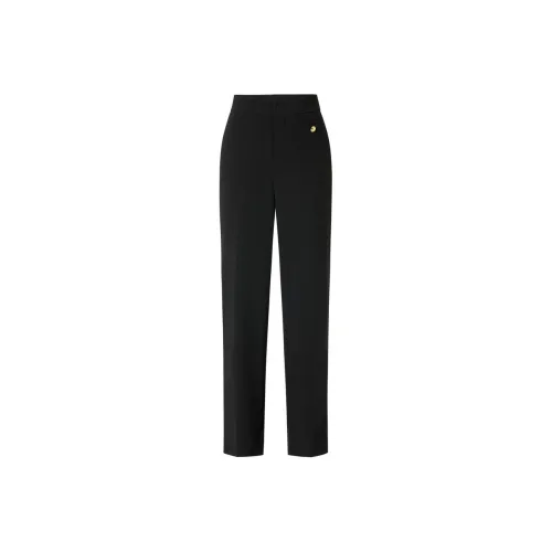 JZ. ANNAKRO Casual Pants Women's Plain Black