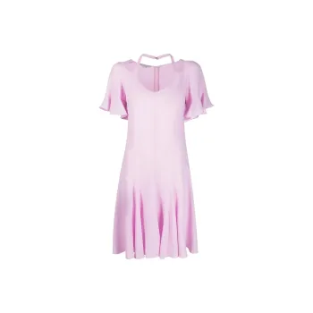 Stella McCartney Cut Out V Neck Midi Dress